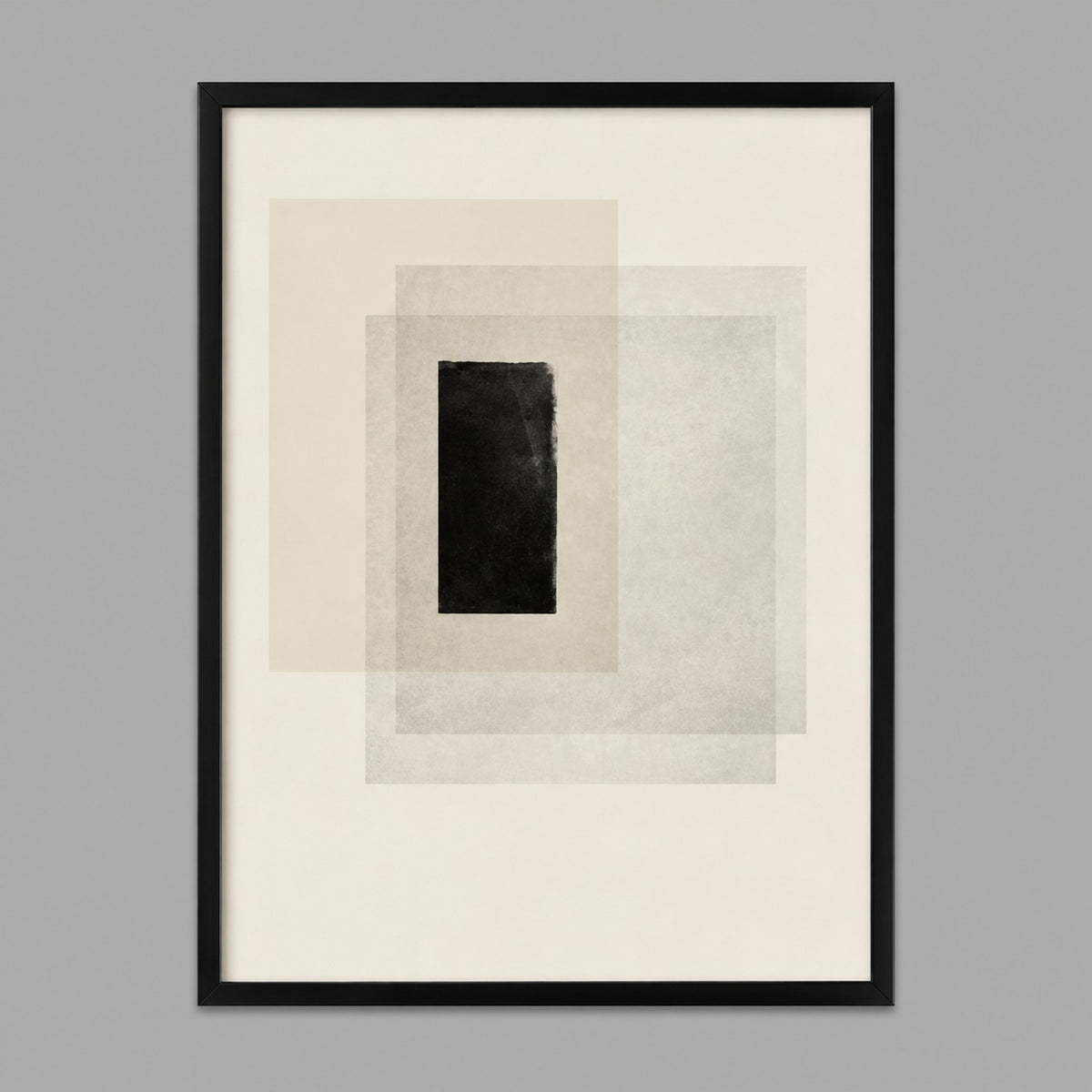 Nordic Aura — Abstract Beige & White Canvas Wall Art