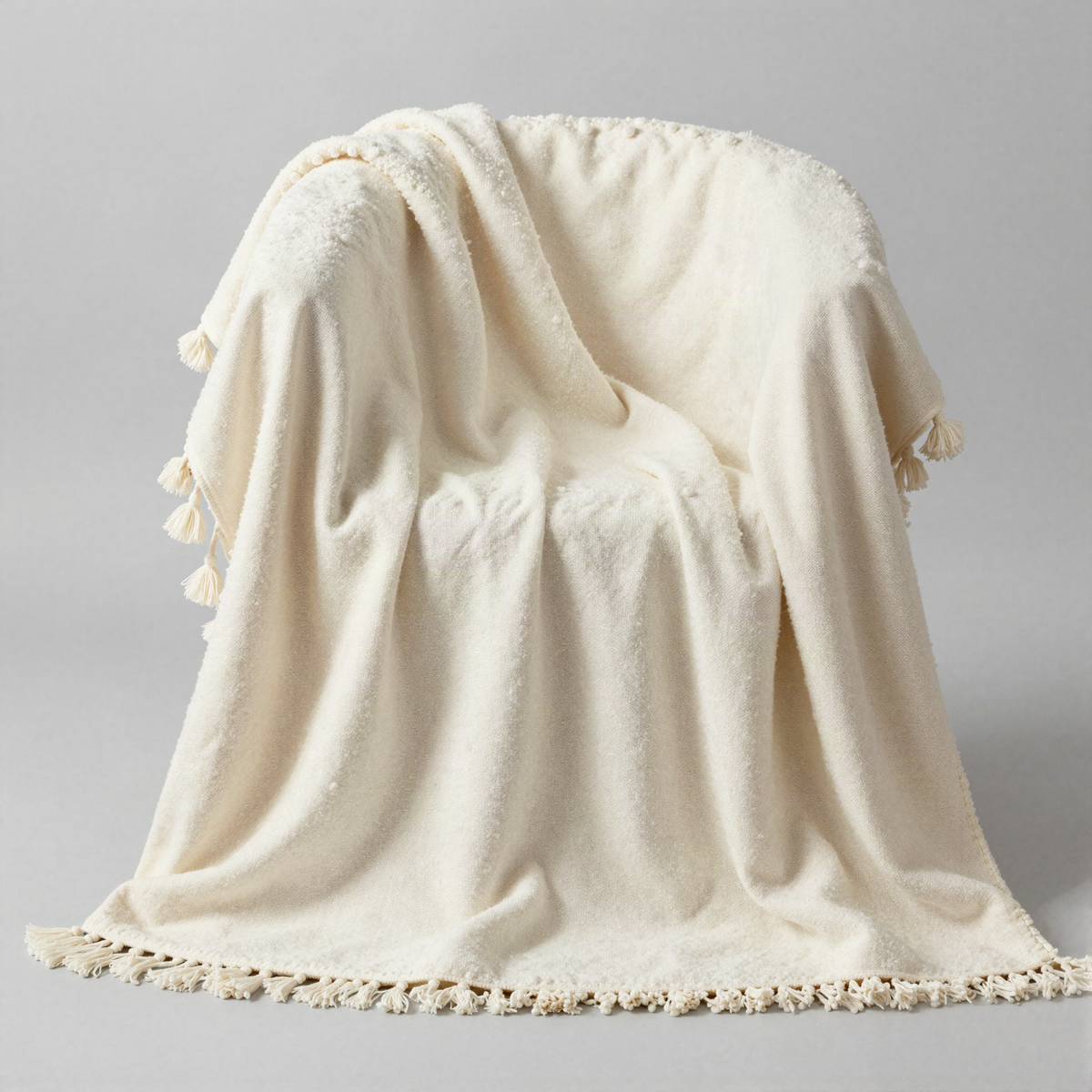 Tasseled Moroccan-Style Throw