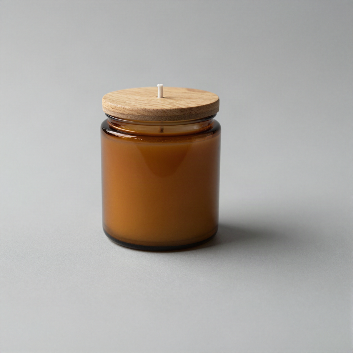 Soy Wax Candle in Amber Jar