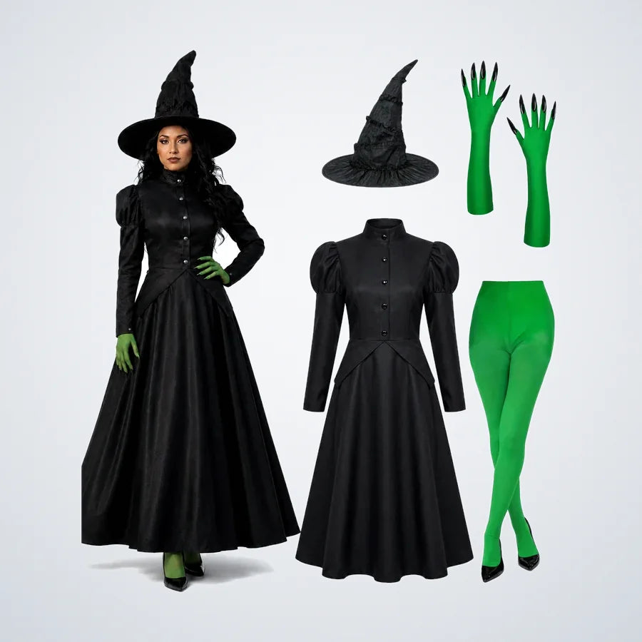 Reedgrave Witch Costume, 4 pieces, photo 1