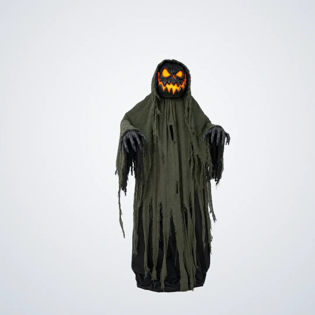 Carved Pumpkin Reaper Animatronic, photo 1