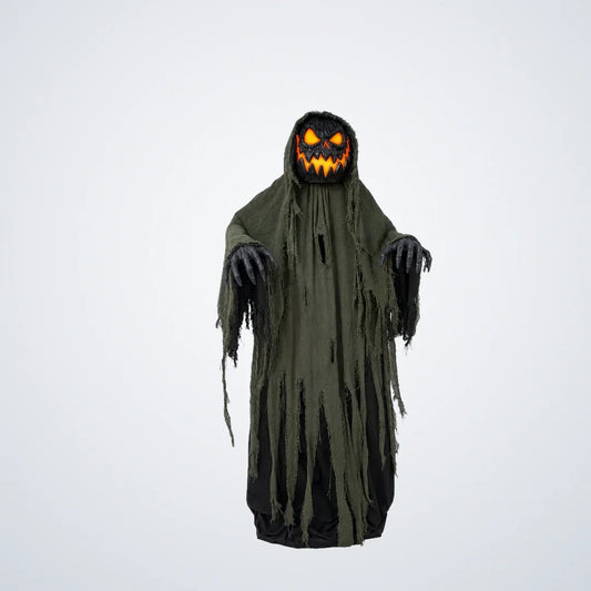 Carved Pumpkin Reaper Animatronic, photo 1