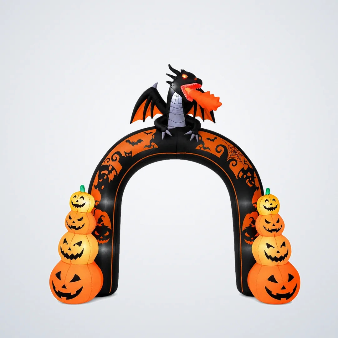 Gauntmere Pumpkin Inflatable Archway, 10 ft, photo 1