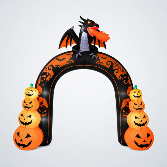 Gauntmere Pumpkin Inflatable Archway, 10 ft, photo 1