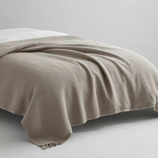 Heavyweight Woven Bed Throw