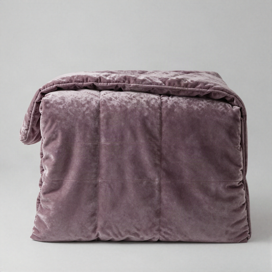 Quilted Velvet Throw