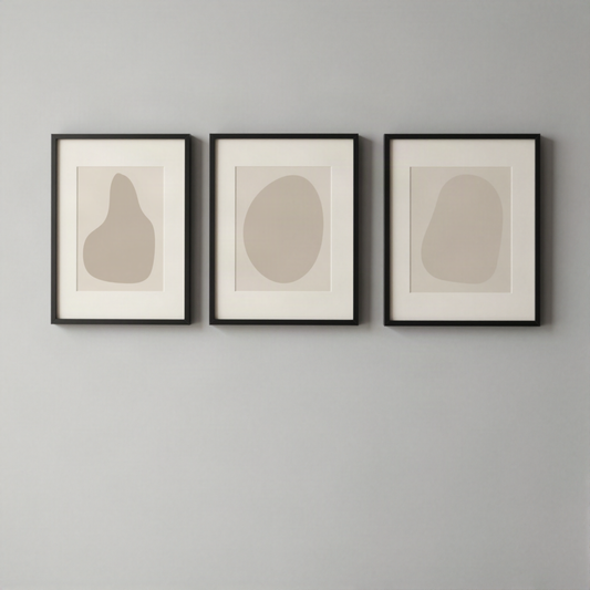 Set of Three Minimal Prints