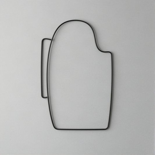Metal Wire Wall Sculpture