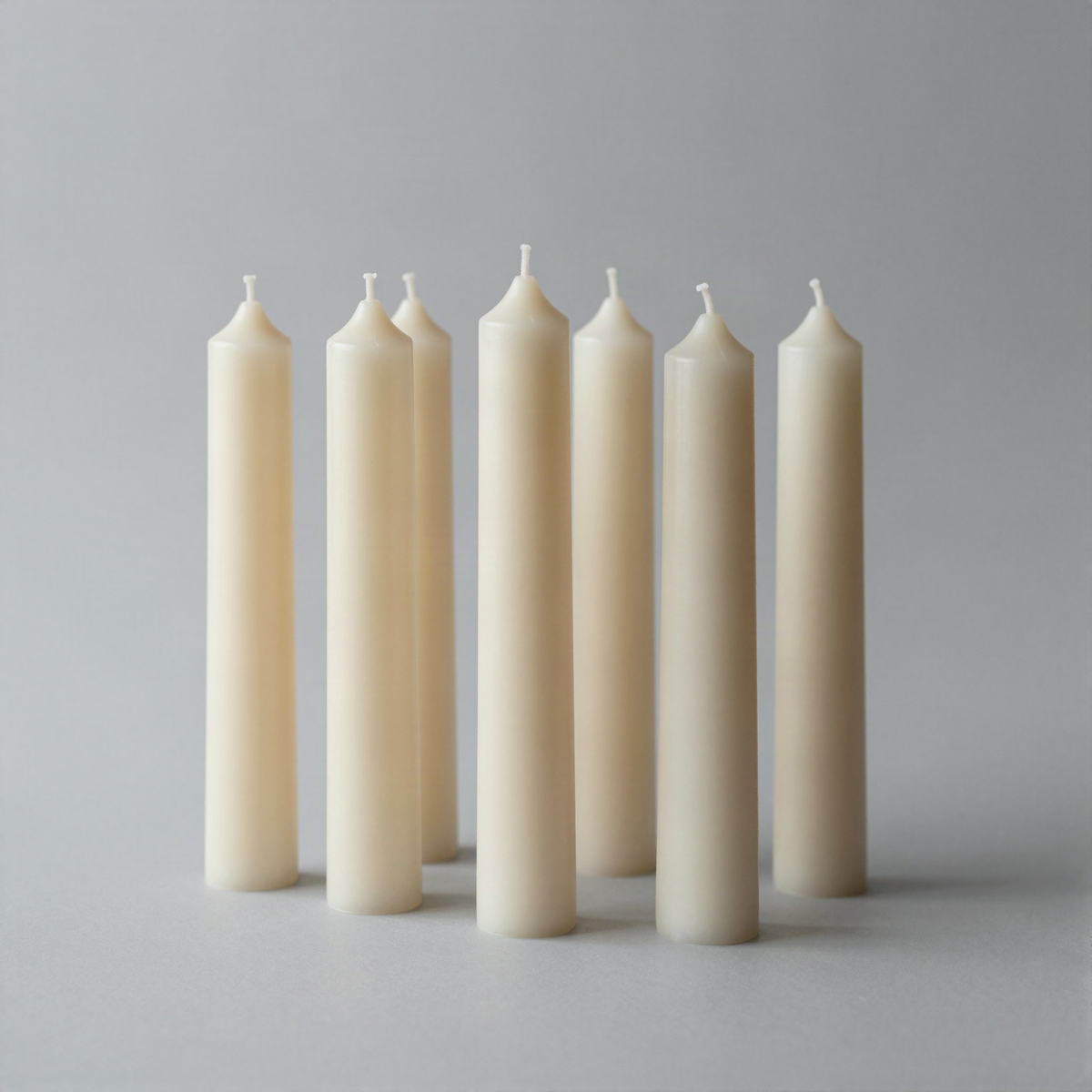 Ivory Taper Candle Set