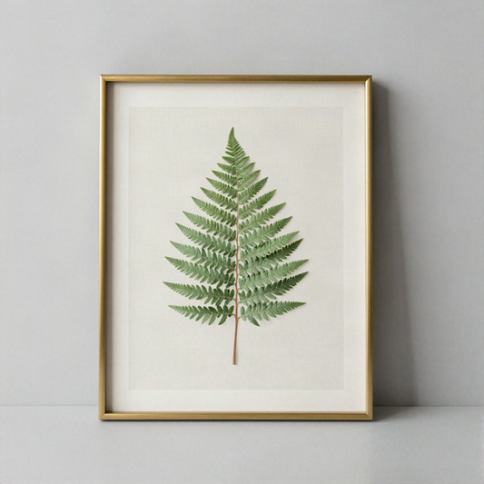 Botanical Pressed-Leaf Frame