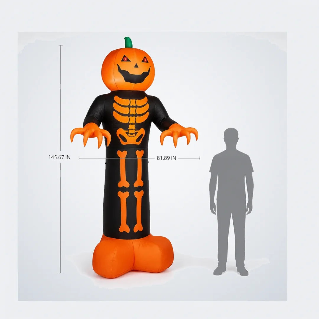 Howlmere Pumpkin Reaper Inflatable, 12 ft, photo 2
