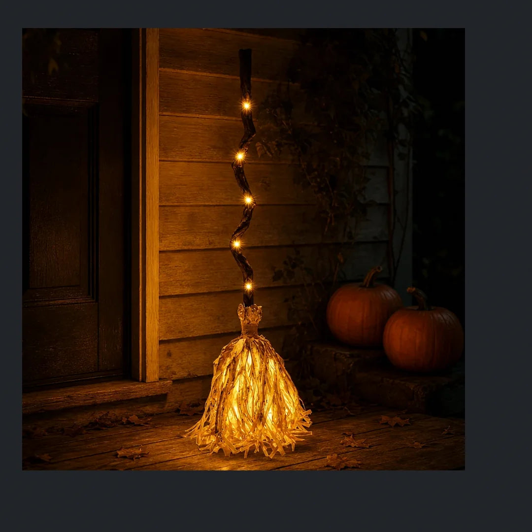 Sallowmere Animated Witch Broom, 35 in, photo 4