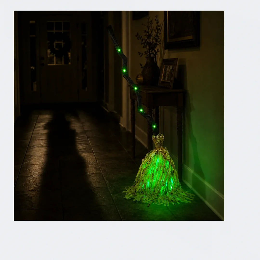 Sallowmere Animated Witch Broom, 35 in, photo 6