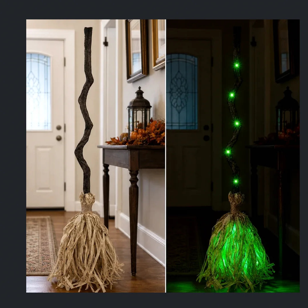 Sallowmere Animated Witch Broom, 35 in, photo 10