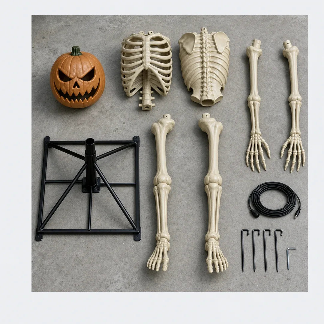 Umberfell Inferno Pumpkin Skeleton, 12 ft, photo 10