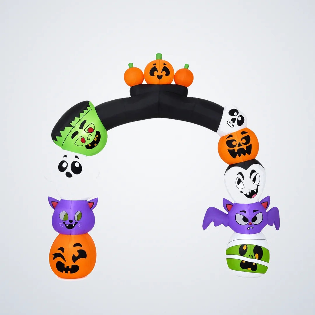 Vexmoor Pumpkin Inflatable Archway, 8 ft, photo 1